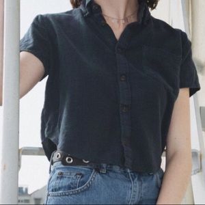 Brandy Melville Crop Flannel